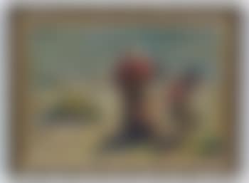 Harvest with figures working in the field (preview)