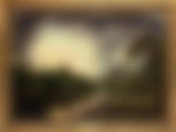 Extensive wooded river landscape with fishermen hauling in their nets (preview)