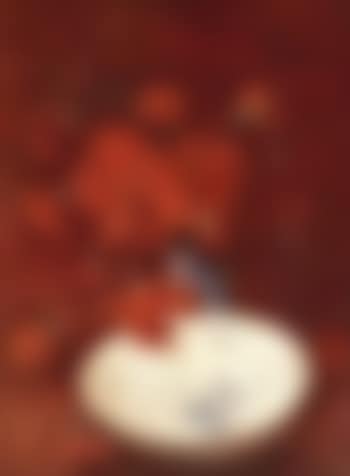 Red carnations and Delft (preview)