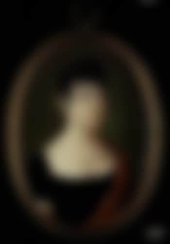 Young lady in low cut black dress (preview)