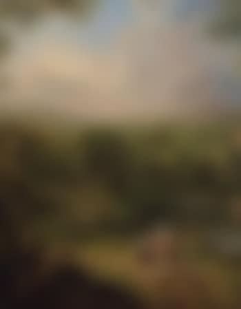 Mountainous wooded river landscape, with figures and goats on a track L29in the foreground, and a mill (preview)