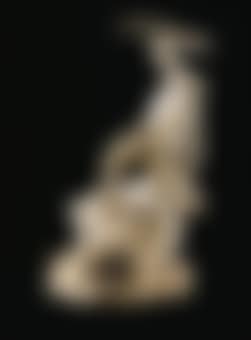 Groupe En Ivoire Sculpte Representant Cain Et Abel (preview)