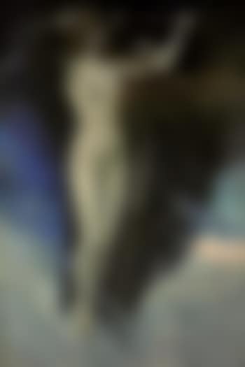 Ein Wiederfinden (Junge Frau mit wehenden Haaren in den Armen eines Zephirs vor dem nachtlichen Firmament) (preview)