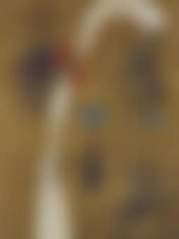 Painting-Poem ("le corps de ma brune puisque je l'aime comme ma chatte habillée en vert salade comme de la grêle c'est pareil") (preview)