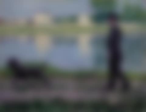 RICHARD GALLO ET SON CHIEN DICK, AU PETIT-GENNEVILLIERS (preview)