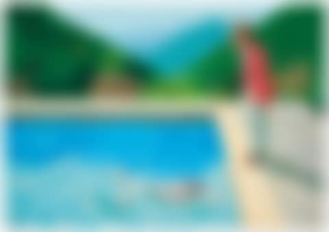Portrait of an Artist (Pool with Two Figures) (preview)