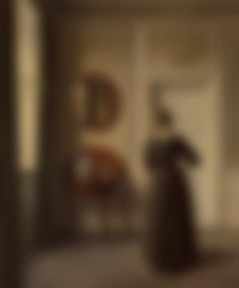 Stue (Interior with an Oval Mirror) (preview)