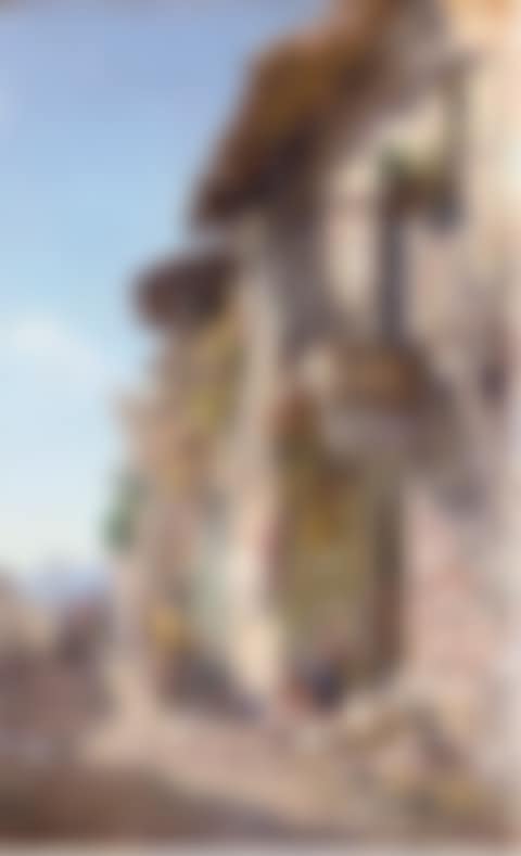 Tending to the laundry on an Italian street (preview)
